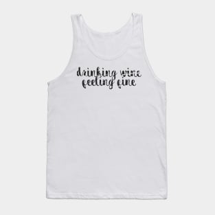 Marble Drinking Wine Tank Top